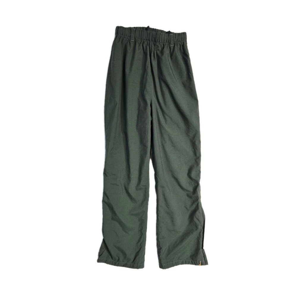 Vintage Columbia Men's Snow Pants Dark Green Nylon Zippers